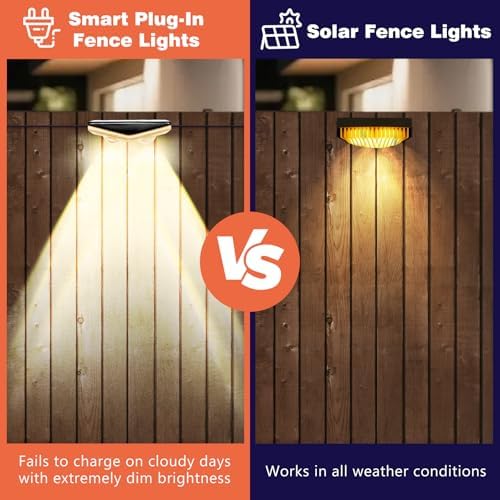Outdoor Fence Lights Plug in, 100FT LED Fence Lights, App & Remote Control, 100 Scene Modes, IP67 Waterproof Outdoor Lights for Backyard, Patio, Deck - Brighter Than Solar Lights - Image 4