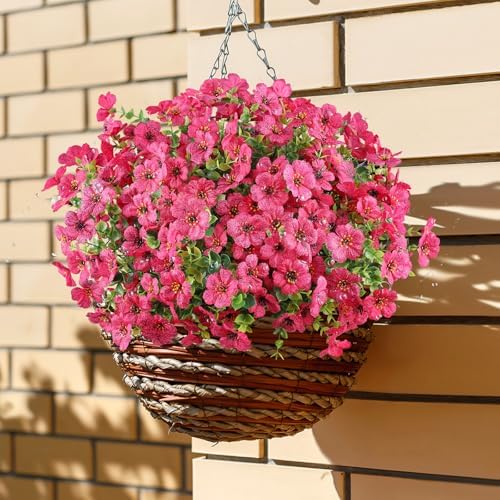 AGIRL Artificial Flowers Outdoor UV Resistant Fake Plant Garden Patio Decor - Image 5