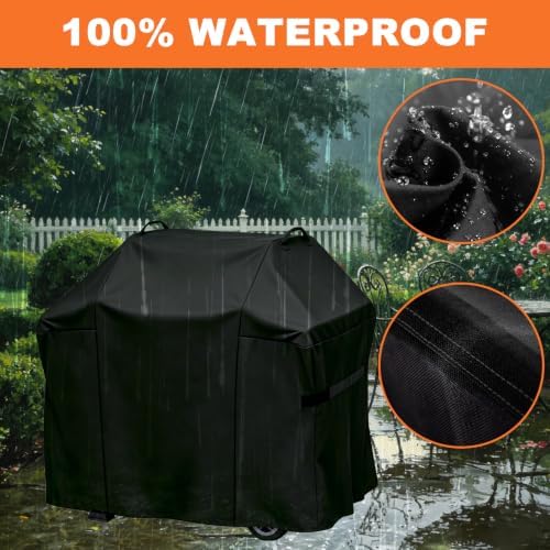 65"Grill Cover for Weber Genesis II 4 Burner/LX 400 Series, 600D Waterproof - Image 5