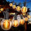 Outdoor String Lights, 159FT 77 LED Bulbs String Lights, IP65 Waterproof Connectable G40 Outside Patio Light for Backyard Porch Balcony Garden Decor Christmas Camping Gazebo by SmartDawn