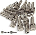 Misting Nozzles for Outdoor Cooling System 10pcs Mister Nozzle Atomizing Misting Sprayer Fog Nozzles for Garden, Humidification, Landscaping, Dust Control, 0.024Inch (Size : 0.6mm) by RESNSTAR