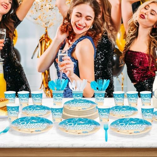 168Pcs Beach Birthday Decorations for Summer Pool Serves 24 - Image 6