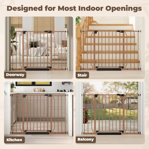 29"-45" Baby Gate for Stairs & Doorways, Auto Close Dog Gate Indoor - Image 2