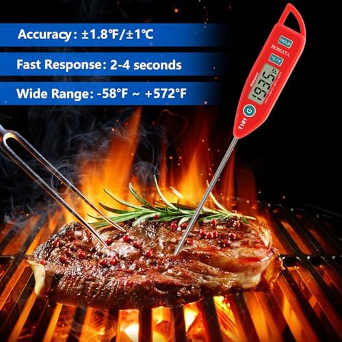 BOMATA 2 Pack Waterproof IPX7 Meat Thermometer, Food Thermometer - Image 3