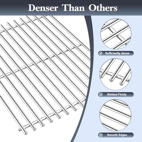 17 Inches Stainless Steel Cooking Grids Grates for Home Depot Nexgrill 720-0830H 720-0830D, 720-0783E, 720-0783C, for Nexgrill replacement parts - Image 5