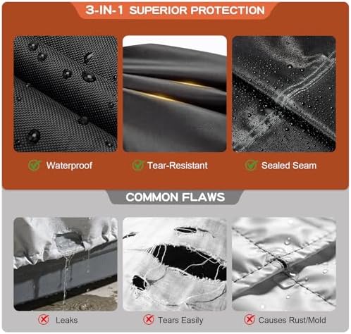 Griddle Cover for Recteq SmokeStone 600 Wood Pellet Grill Cover - Image 4