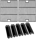 Uniflasy Grids Grates Replacement Parts for Nexgrill 720-0830H 4 Burner 5 Burner 720-0888N 720-0888S 720-0830x Gas Grill Heat Plates & Grates Parts for Nexgrill 17inch by Uniflasy