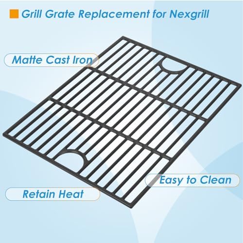 17" Grill Grates Replacement Parts for Nexgrill 4-Burner 720-0830H 720-0783E Nexgrill Replacement Parts 5 Burner 720-0888N 720-0888 720-0697, Grill Parts for Kenmore, Uniflame and More - Image 5