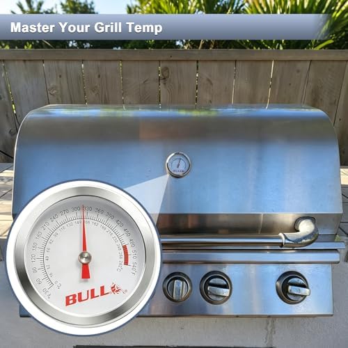 16509 BBQ Grill Thermometer Gauge for Bull Grills, 2.56" Diameter - Image 6