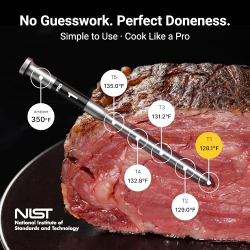 ThermoMaven Sub-1G Wireless Meat Thermometer, No App Needed, 2 Probes - Image 4