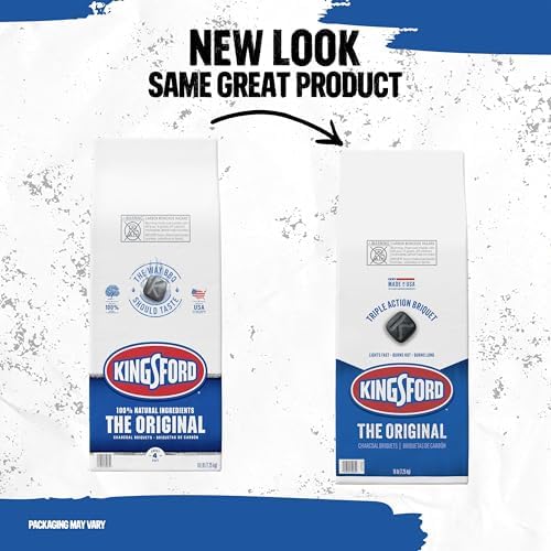Kingsford Original Charcoal Briquettes, BBQ Charcoal for Grilling, 16 Pounds (Package May Vary) - Image 2