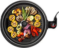 Elite Gourmet EMG6505G Indoor Electric BBQ Grill, Non-Stick, 12" by EliteGourmet
