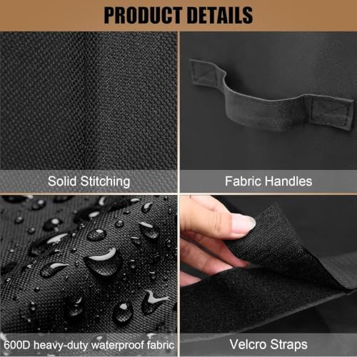 QuliMetal Grill Cover for Pit Boss KC Combo Wood Pellet Smoker - Image 4