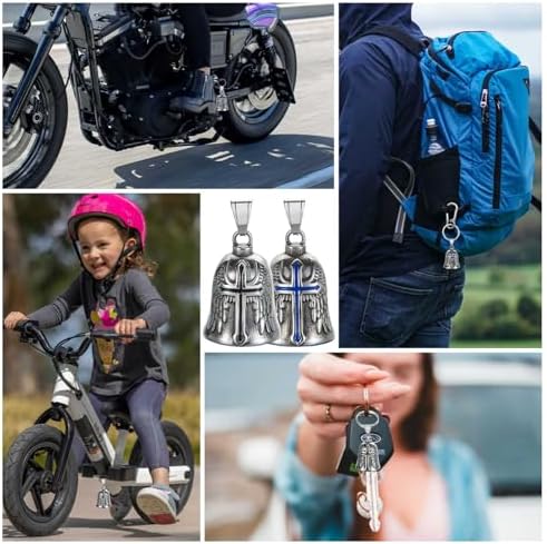 Motorcycle Bell Guardian Angel Gremlin Lucky Charm Gift For Riders - Image 5