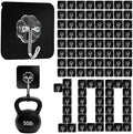DDMY 100 Pack Adhesive Wall Hooks 50LB Heavy Duty Black Sticky Hook by DDMY