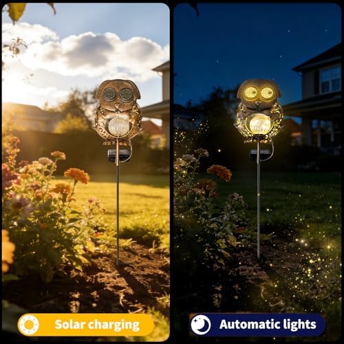 SRNPMIU Solar Lights Outdoor Decor, Solar Dog Yard Decorations Outdoor - Image 3