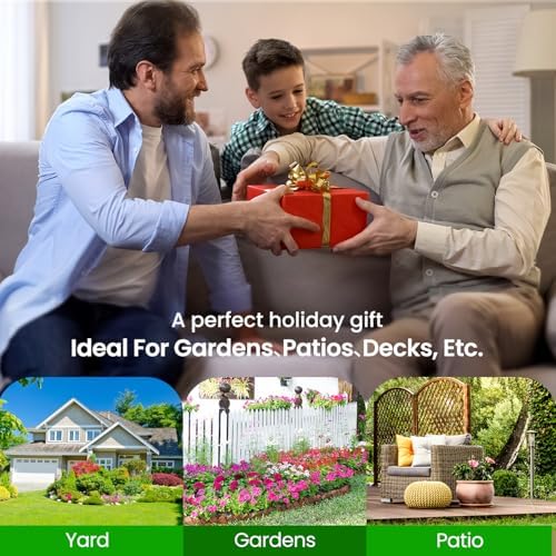 2 Pack Solar Watering Can, Metal Solar Lights Outdoor Waterproof, Hanging Lantern Decoration for Yard Outside Patio Lawn, Gardening Gifts for Women Mom Grandma - Image 7