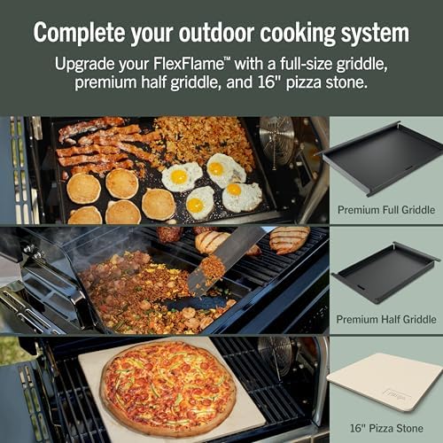 Ninja FlexFlame ProConnect Grill & Smoker, 5-in-1, Black/Gold, PG305 - Image 3