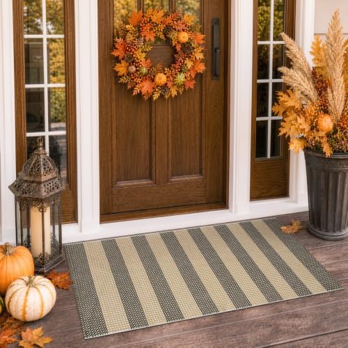 Fall Front Door Rug 24"x51" Outdoor Doormat Washable Door Mats Porch Rug by OJIA