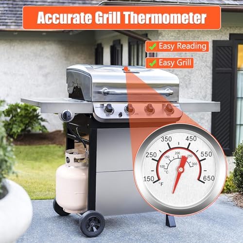 QuliMetal 1.85" Lid Temperature Gauge for Most of Char Broil Gas Grills - Image 5