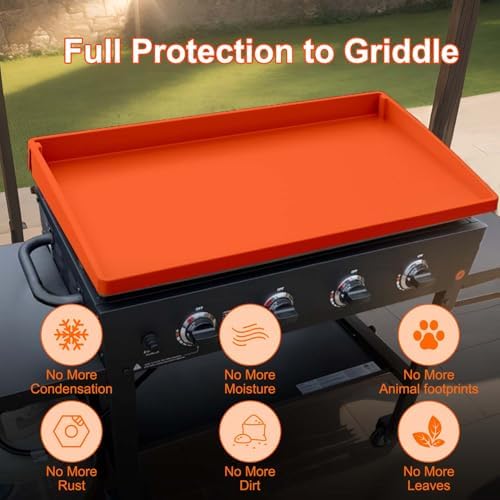 BANGIE 22" Silicone Griddle Mat for Blackstone, Anti-Rust Full-Wrap Cover - Image 4