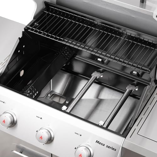 Monument Grills Mesa Series, Outdoor Barbecue Stainless Steel 3 Burner Propane Gas Grill, 48,000 BTU Patio Garden Grill with Side Burner and Knob Controls, Mesa305 with BBQ Cover - Image 6