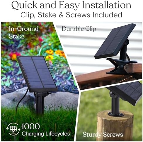 Brightech Ambience Hybrid Outdoor String Lights - Dual Plug and Solar Powered Waterproof LED Light String for Outside - 48 Ft, Soft White Edison Bulbs, for Camping, Patio, Cafe, Yard, Porch - Image 6