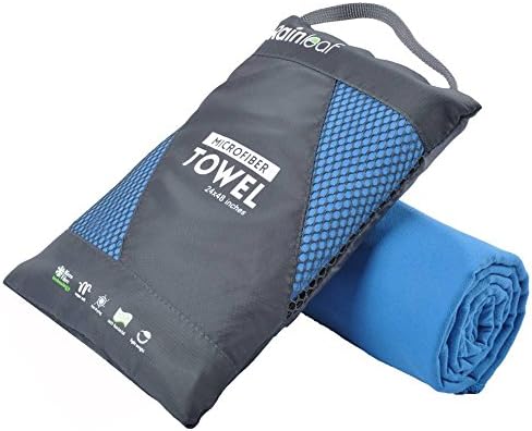 Rainleaf Microfiber Towel Quick Dry Camping & Travel & Gym Towel. Compact by Rainleaf