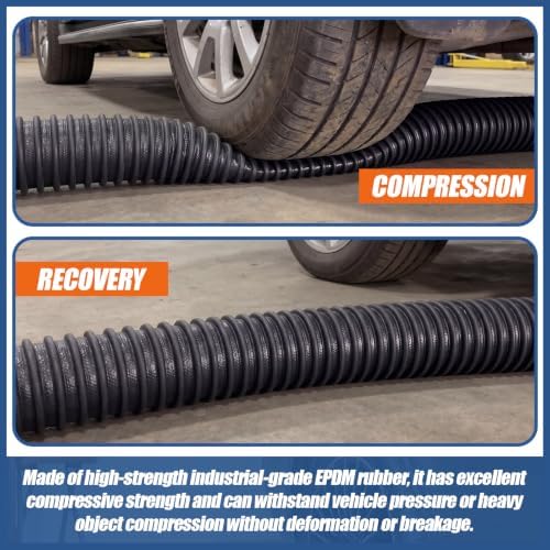4" ID x 11' Length Car Exhaust Hose for Garage - Image 4