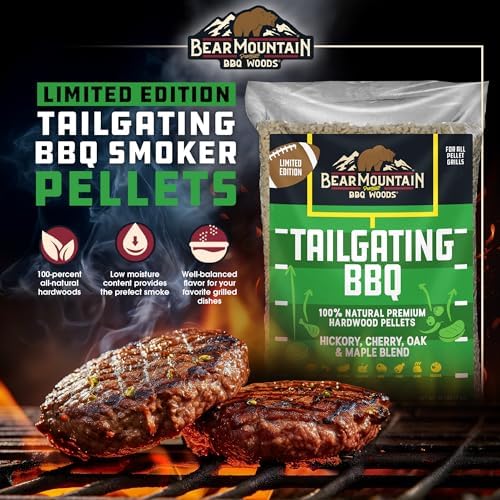 Bear Mountain Tailgating BBQ, Hardwood Pellets for Outdoor Grills, 20lb Bag - Image 2