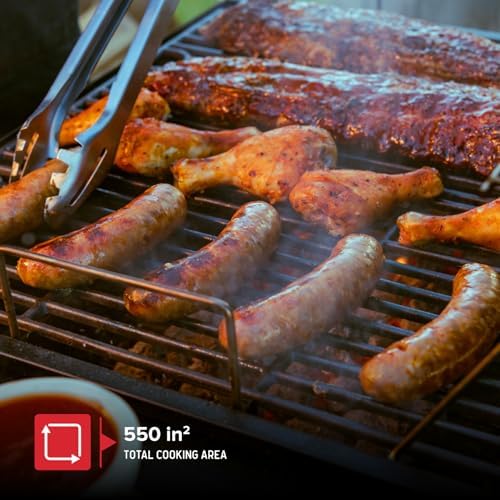 Nexgrill 22" Barrel Charcoal Grill, Side Shelf with Adjustable Chimney - Image 4