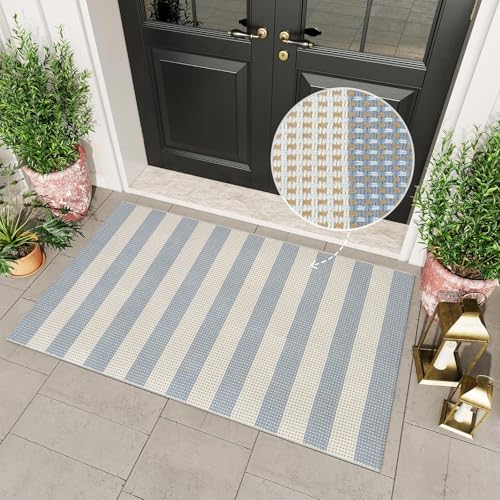 Outdoor Rugs 3'x5', Fall Welcome Mat for Front Door Mat Outside Entrance - Image 3