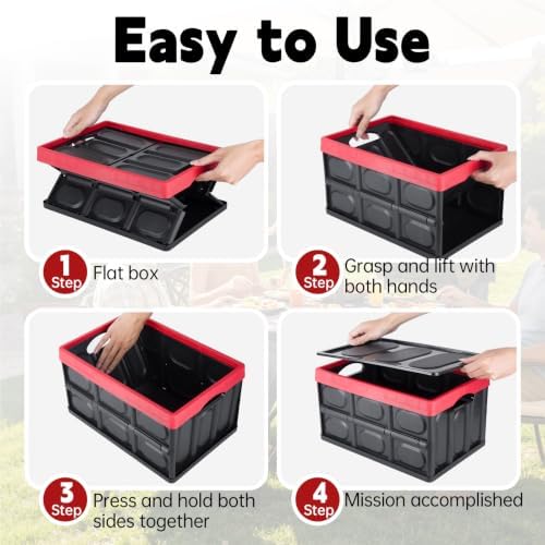 Storage Bin Compatible with Blackstone, Collapsible Storage Bins with Lid - Image 5