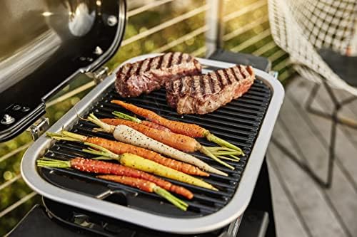 Weber Lumin Compact Outdoor Electric Barbecue Grill, Blue - Great Small Spaces such as Patios, Balconies, and Decks, Portable and Convenient - Image 5