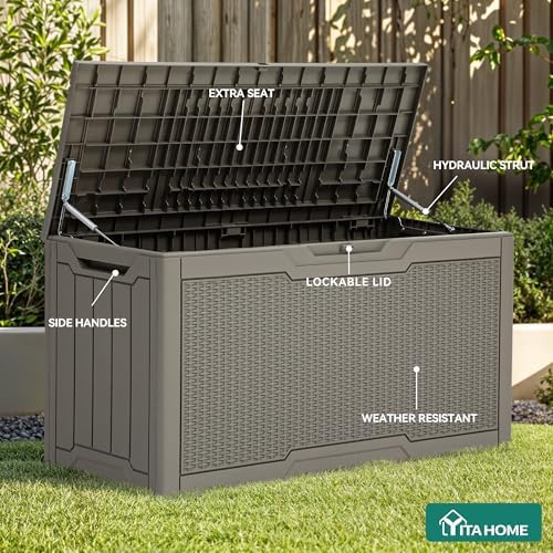 YITAHOME 80 Gallon Outdoor Storage Box - Image 3