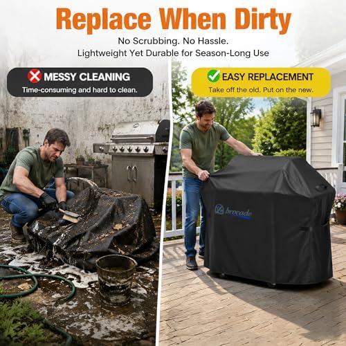 60 Inch XL 5-6 Burner Grill Cover, Fits Weber Genesis, Nexgrill & More - Image 6