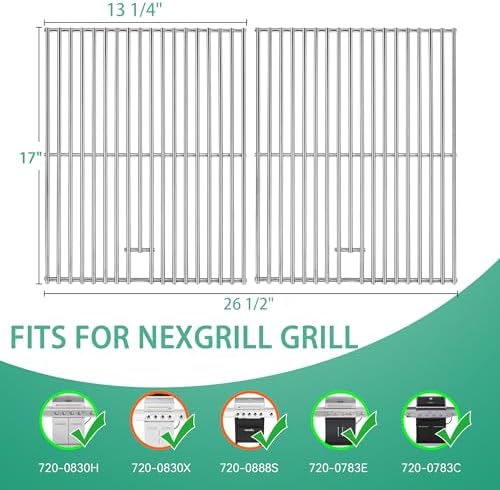13 x 17 Grill Grate Replacement for Nexgrill 4 Burner 720-0830H 720-0783E - Image 2