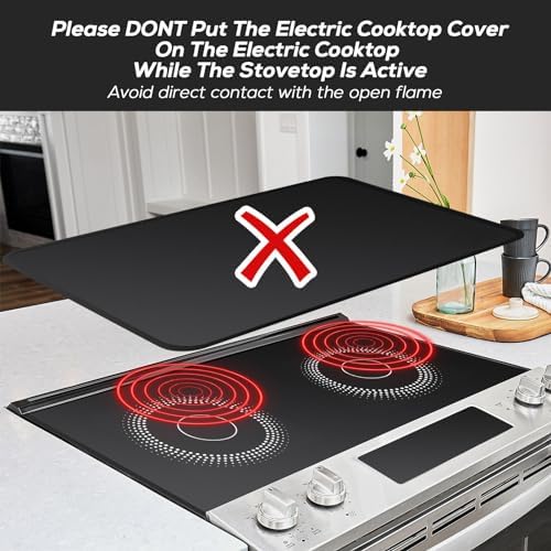 FLASLD StoveTop Cover, Heat Resistant Stove Top Covers for Electric Stove Protector, Fireproof & Waterproof Heat Resistant Grill Table Mat, Under Blackstone Griddle BBQ Mat (21×29.5 inch) - Image 6