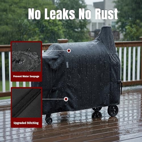 SHINESTAR Grill Cover for Pit Boss Austin XL&Rancher XL, 900D Oxford Fabric - Image 5