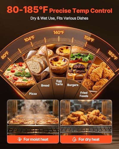 VEVOR Electric Hot Box Food Warmer, 5-Tier Commercial Warming Cabinets - Image 5
