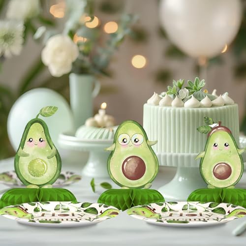 Avocado Party Decorations - Avocado Party Plates and Napkins for Kids Birthday Party, Serves 40 Guests - Image 4
