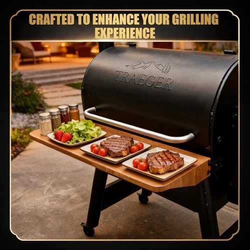 QuliMetal Foldable Front Shelf for Traeger Pro 780 and Ironwood 885 - Image 5
