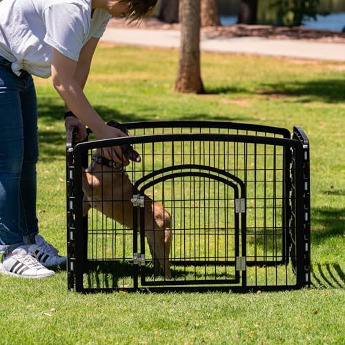 IRIS USA Playpen Panels, Extension Set, Black - Image 5