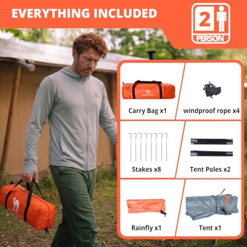 CAMEL CROWN Tents for Camping 2/3/4/5 Person Camping Dome Tent, Waterproof,Spacious, Lightweight Portable Backpacking Tent for Outdoor Camping/Hiking - Image 5