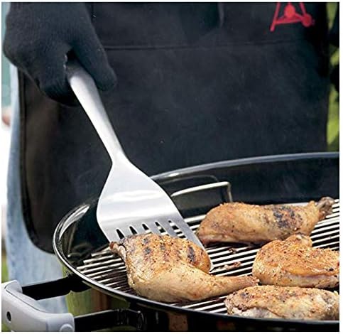 Weber® Deluxe Tool Set - Stainless-Steel Grill Spatula & Locking Tongs - Image 3