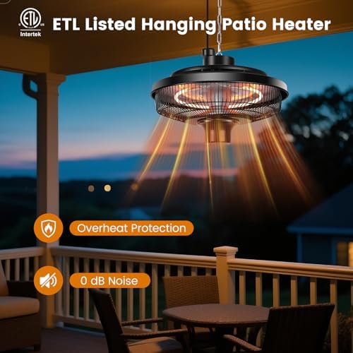 Fanspex 1500W Electric Ceiling Heater for Home, Patio, Gazebo & Greenhouse - Image 5