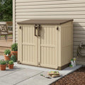 Bifanuo 36 Cu Ft Resin Outdoor Storage Shed, Horizontal Storage Cabinet by Bifanuo%E2%80%93ACozyHavenForEveryPup