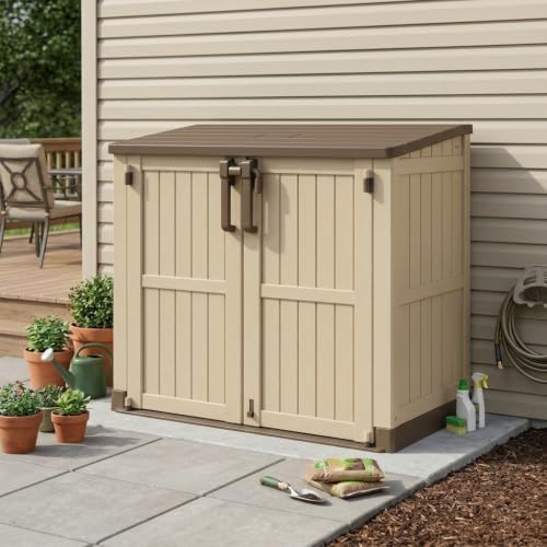 Bifanuo 36 Cu Ft Resin Outdoor Storage Shed, Horizontal Storage Cabinet by Bifanuo%E2%80%93ACozyHavenForEveryPup