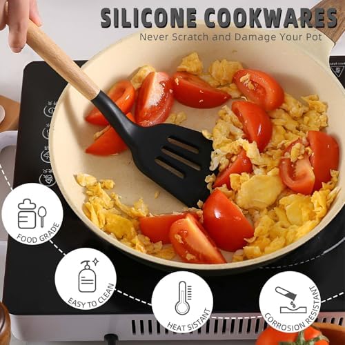 Silicone Camping Cooking Set Car Camping Essentials Cooking Kitchen Set, RV Camping Cookware Must Haves Gifts Camping Cooking Essentials, Camp Cooking Set for Travel Hiking Picnic - Image 2