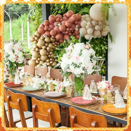 48 Pcs Colorful Paper Plates 9 Inch Boho Scalloped Paper Disposable Dinner Dessert Plates for Birthday Wedding Bridal Party Supplies, 6 Colors - Image 6